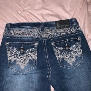 Bootcut Jeans-dark wash